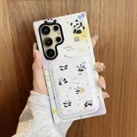 ราคา กระเป๋าสตางค์ลายแพนด้าน่ารักกันกระแทก S26Ultra เคสเหมาะสําหรับ iSamsung S26 S23 S24 Ultra S24FE 25FE S25eDge ปลอก S25 Plus S25ultra A55 a56 A36 ฝาครอบ (47910807031)