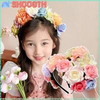 ราคา โชอ็อกธ พวงมาลัยดอกไม้นางฟ้า, ห่วงผมดอกไม้จําลองที่มีสีสัน, แฟชั่นเจ้าสาวมงกุฎดอกไม้คาดศีรษะงานแต่งงาน หมวก (57711788989)