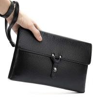ราคา กระเป๋าคลัตช์หนังแท้สำหรับผู้ชายกระเป๋าสตางค์ธุรก (27509151329)