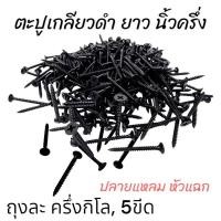 ราคา (จัดส่งตลอด24ชั่วโมง)ตะปูเกลียวดำยาวนิ้วครึ่ง ครึ่งกิโล5ขีด (28386847571)