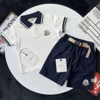ราคา MONCLER25 ฤดูร้อนสไตล์ใหม่แขนสั้น POLO เสื้อยืดกางเกงขาสั้นผู้ชายผู้หญิงสไตล์เดียวกันเด็กชุดสองชิ้น (45709316156)