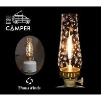 ราคา Thous Winds Lumiere lantern ตะเกียงเปลวเทียน พร้อมเคสเก็บตะเกียง โป๊ะแก้วทนความร้อน ( ลายเกล็ดหิมะ ) (3978140123)