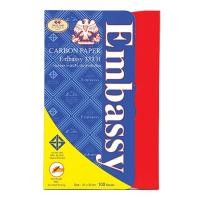 ราคา กระดาษคาร์บอน ใหญ่ สีน้ำเงิน EMBASSY 333H EMBASSY 333H BIG CARBON PAPER BLUE (7358592690)