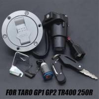 ราคา Motorcycle Ignition Switch Fuel Gas Tank Cap Lock Keys Set For TARO GP1 GP2 TR400 250R GP 1 GP 2 Mo (56206778588)