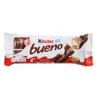 ราคา คินเดอร์บรูโนช็อกโกแลตนม 43กรัม Kinder Bueno Milk Chocolate 43g. [หมายเลขบาร์โค้ด 8000500066027 ] (46603174143)