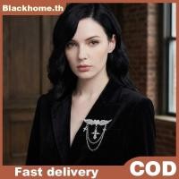 ราคา ACK sel Chain Crown Angel Wings เข็มกลัด Vintage Cross Lapel Pin ชุดป้ายสําหรับผู้ชายผู้หญิงแฟชั่น N (44860508972)