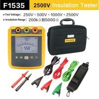 ราคา Fluke 1535 2500V ความแม่นยําสูงมือถือดิจิตอลแรงดันไฟฟ้าสูง Megohmmeter เครื่องทดสอบความต้านทานฉนวน (29004870170)