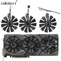 ราคา *88MM T129215SU พัดลมระบายความร้อนเปลี่ยนสําหรับ ASUS AREZ ROG Strix RX VEGA56 VEGA64 580 590 480 OC Edition กราฟิกการ์ดแฟนๆ- (56712375752)