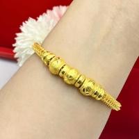 ราคา สร้อยข้อมือทอง น้ำหนัก2บาท ขนาด5มิล ทองโคลนนิ่ง สร้อยข้อมือผู้หญิง ทองชุบ 0192 (24772185852)