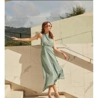 ราคา ส่งต่อเดรสยาว Lookbooklookbook (Size.XS) รุ่น Emily dress สีเขียว (Used) (46701437695)