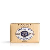 ราคา L’occitane สบู่สปาสูตรเชียบัตเตอร์ผสมน้ำนม Shea Butter Extra Gentle Soap Milk 250g. (4242505260)