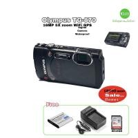 ราคา Olympus TG-870 กล้องกันน้ำ waterproof digital camera 16MP FHD ทนการกระแทก WiFi GPS จอพับได้ LCD 3” Vari มือสองคุณภาพUSED (21432794411)