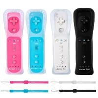 ราคา DTianSir 4Pack Motion Plus Wii Remote Controllers พร้อมเคสซิลิโคนและสายรัดข้อมือ,Wii Remote Controllers ในตัว Motion Plus เข้ากันได้กับคอนโซล Wii U (สีชมพู + Light Blue + W (42329383011)