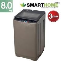 ราคา SMARTHOME เครื่องซักผ้าอัตโนมัติ ขนาด 8kg. รุ่น SM-WMA3500 ปั่นแห้งได้ เครื่องซักผ้า8kg.เครื่องซักผ้าฝาบน รับประกัน 3 ปี (43325536185)