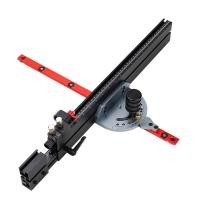 ราคา Precision Miter Gauge, Standard Slot 3/4 x 3/8, อลูมิเนียมตาราง Saw Miter Gauge Assembly มุมหยุด Miter รั้ว Router ตารางเลื่อยอุปกรณ์เสริมสําหรับ Repetitive Cut Flip Stop (56812156939)
