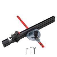 ราคา ตารางเลื่อย Miter Gauge รั้วพร้อมมุม & มาตรฐาน 3/4x 3/8 T-Slotted Miter Bar, Precision Miter Gauge สําหรับตารางเลื่อยชุด Telescoping รั้วอลูมิเนียม (43405273319)