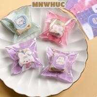 ราคา MNWHUC ถุงกาวในตัว 100 ชิ้น, ถุงขนมถุงบรรจุภัณฑ์คุกกี้ใส, กระเป๋าห่อขนม DIY การ์ตูนน่ารัก (48812073736)
