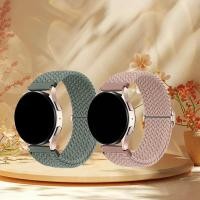 ราคา 2 Pcs 18/20/22mm Braided Loop for Samsung Watch 6/Amazfit GTR4/Huawei GT 5/Garmin 5/Fossil GEN6 42mm Watchband (48204852711)
