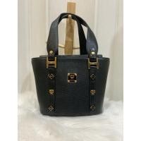 ราคา MCM bucket mini 7.5” X 7” Saffiano Black Leather (6691510966)