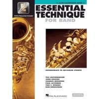 ราคา หนังสือเรียนดนตรี ESSENTIAL TECHNIQUE FOR BAND WITH EEI - INTERMEDIATE TO ADVANCED STUDIES Eb Alto Saxophone Book3 (11861788676)