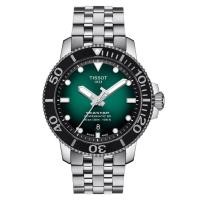ราคา Tissot Seastar 1000 Powermatic 80 ทิสโซต์ Seastar 1000 T1204071109101 สีเขียว เงิน นาฬิกาผู้ชาย (8258788075)
