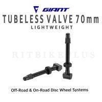ราคา New2026 วาว์ลจักรยาน GIANT รุ่น Lightweight Tubeless Valve ยาว 70mm(TUBELESS VALVE GIANT) สำหรับล้อ Tubeless (13966735121)