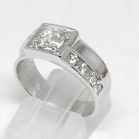 ราคา จิวเวอร์รี่มือสอง ของแท้ แหวนทองขาวฝังเพชรแท้เม็ดหลักขนาด 0.72 กะรัต (51612331247)