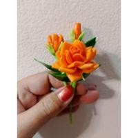 ราคา ดอกกุหลาบดินปั้นปลายลวด (25810443181)