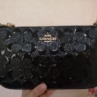 ราคา พร้อมส่ง​แท้100%Coach​ Pouch Cนูน​ หนังแก้วสีดำ​ ฮิตไม่หยุดฉุด​ไม่อยู่​!! สวยมาก​ (1804828535)