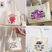 ราคา กระเป๋าโท้ต BTS PREMIUM | กระเป๋าสะพายข้าง BTS | BTS MERCH (28336278951)