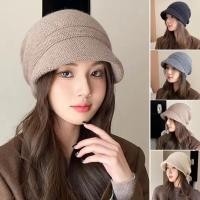 ราคา [3-5วันมาถึง]ฤดูหนาวที่อบอุ่น ที่ปิดหู ถักหมวก ใบเรียกเก็บเงินเป็ด หมวก,สีทึบสวมหัวสําหรับผู้หญิงหัวใหญ่,มินิมอลสําหรับฤดูใบไม้ร่วงกิจกรรมกลางแจ้ง,หมวกแฟช (50609592386)