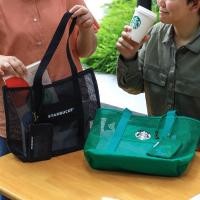ราคา กระเป๋า starbucks ตาข่ายสีเขียว (8819698098)