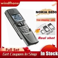 ราคา Nokia 8850 ปลดล็อก Nokia 8850 GSM one ซิมการ์ด สไลด์โทรศัพท์มือถือ รับประกันหนึ่งปี (25822023679)