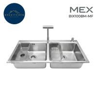 ราคา MEX อ่างล้างจาน 2 หลุม BIX100BM-MF (55106336106)