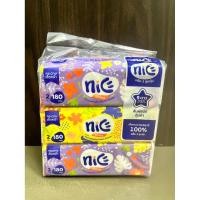 ราคา กระดาษทิชชู่ Nice ไนซ์ ซอฟท์แพ็ค กระดาษเช็ดหน้า 180แผ่น แพค 3 ห่อ (53057897970)