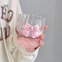 ราคา แก้วรูปโบว์สีชมพู: แก้วกาแฟลายการ์ตูนสำหรับใส่เครื่องดื่มของเด็กผู้หญิง (45462437852)