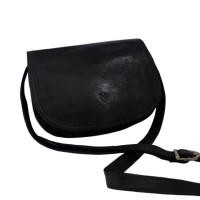 ราคา [กระเป๋ามือสอง] VERA PELLE ของแท้! หนังวัวแท้! Crossbody! 10นิ้ว สีดำ-กรมท่าเข้ม กระเป๋าVintage กระเป๋าสะพายข้าง (46861435193)