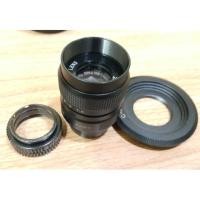 ราคา Fujian CCTV lens 25 mm f1.4 เลนส์มือหมุนพร้อมวงแหวนไมโคร + adapter M4/3 (1105667942)