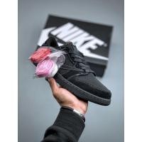 ราคา Travis Holland x Air Jordan 1 low OG SP Black/ Phantom Guard Generation Classic Low Top รองเท้าบาสเก็ตบอลสําหรับเล่นกีฬาและสวมใส่สบาย (54712595791)
