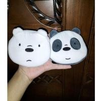 ราคา We Bare Bears WBB panda ice bear กระเป๋าใส่เหรียญตัวอักษร grizzly (27204015058)