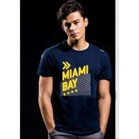 ราคา Miami bay เสื้อคอกลมชาย รุ่น Swish สีกรม (1902049315)