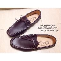 ราคา DARK BROWN SHOES รองเท้าหนังลำลอง (3902638)