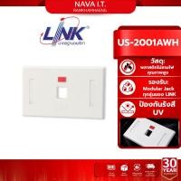 ราคา LINK US-2001AWH หน้ากาก LAN Face Plate 1 Port With Icon & Lable (สีขาว) รับประกัน 30 ปี (40930502779)