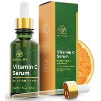 ราคา Tree of Life Vitamin C Serum For Face - Brightening Face Oil for Dark & Age Spots - For Dry & Sensitive Skin with Vitamin E for Soft Smooth Glow - แพทย์ทดสอบ 1 Fl Oz (46212150887)