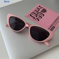 ราคา FARA Sun Protection Sun Glasses, UV400 สีสัน Cat Eye Shape แว่นตากันแดด, Vintage กรอบเล็ก 90s แว่นตาสําหรับผู้หญิง (43531517630)