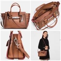 ราคา ❤️กระเป๋าหนัง COACH Saddle Leather หนังแท้ ของแท้ % (23671691142)