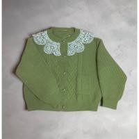 ราคา เสื้อไหมพรมปกลายลูกไม้มือสอง (26294587542)