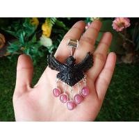 ราคา จี้เงิน พญาครุฑ พลอยทับทิม (7515150857)