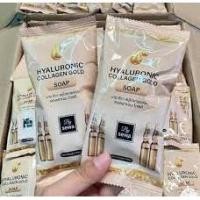 ราคา Hyaluronic Collagen Gold Soap BY SEWA บาย ชีวา สบู่ไฮยาลูรอนิก คอลลาเจนโกลด์(แบบซอง)ขนาด 100g. (8011259213)
