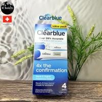 ราคา [Clearblue] Value Pack 4x The Confirmation Rapid & Digital Pregnancy Test 4 Tests ชุดทดสอบการตั้งครรภ์ 2 แบบ (18001691099)
